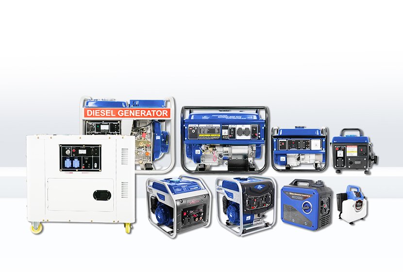 WENXIN generator series — gasoline, diesel, inverter and multi-fuel generators