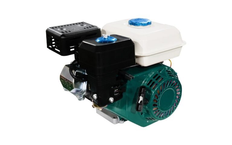 The 168 four-stroke gasoline engine on a white background.