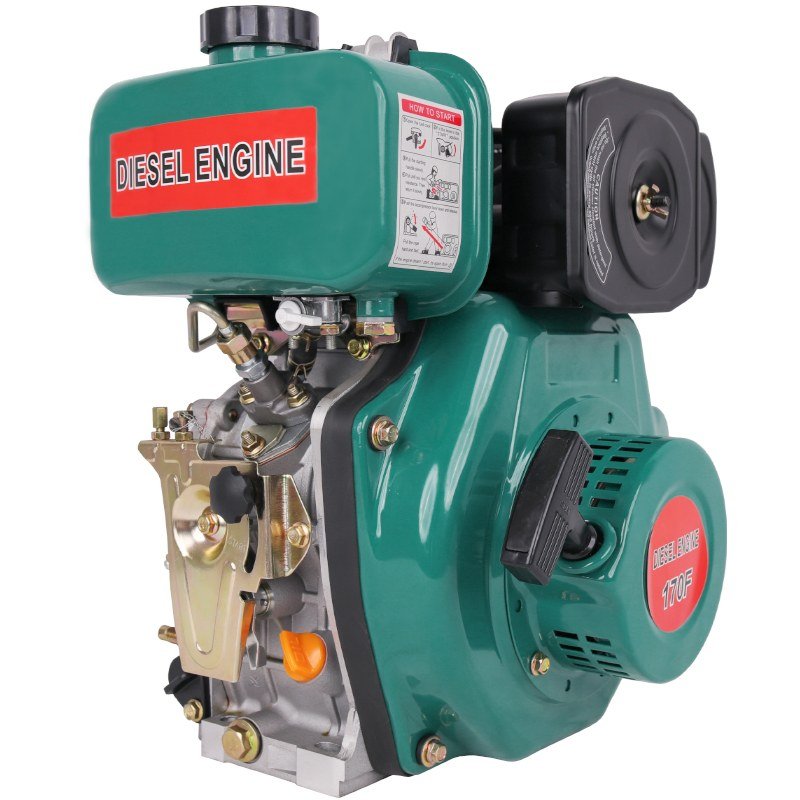 WENXIN 170 diesel engine, left view