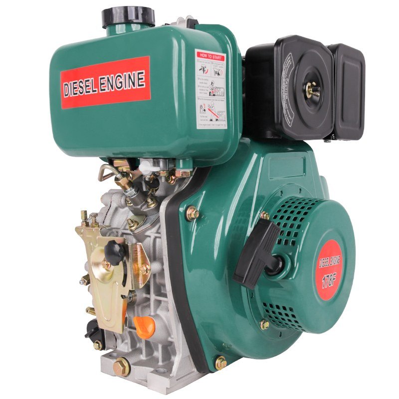 WENXIN 178 diesel engine, left view