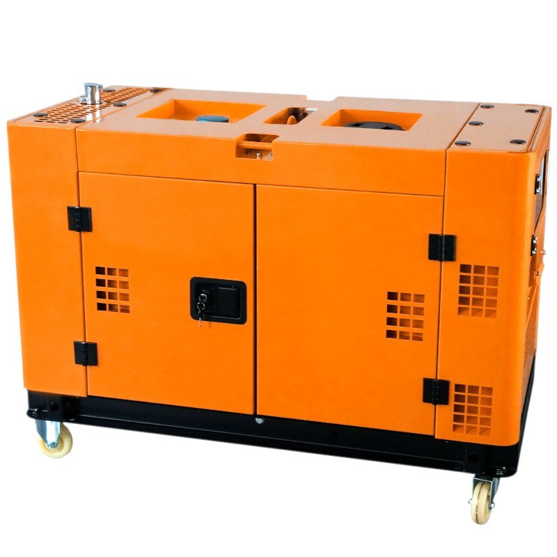 WENXIN double-door-cabinet-silent-11-0-13-0kw diesel generator, main view