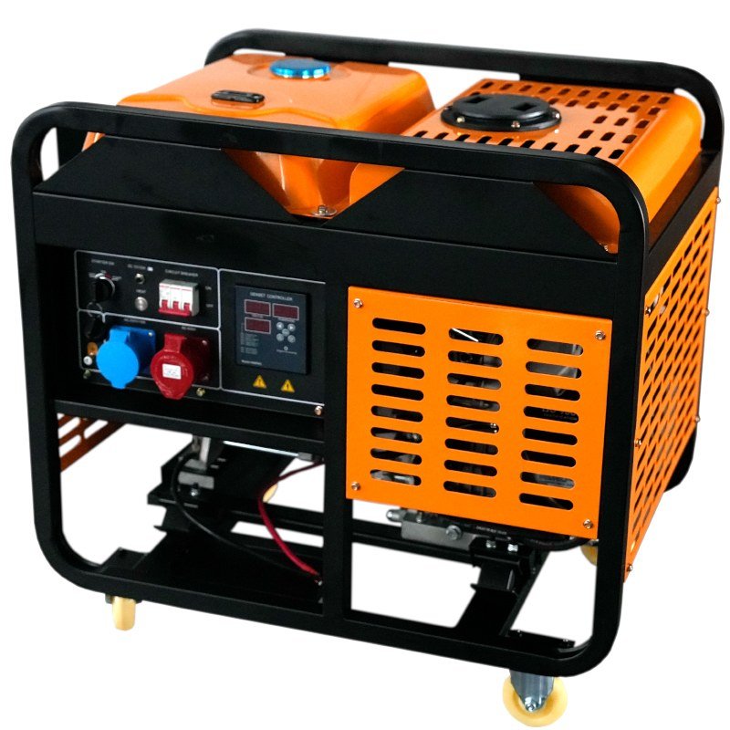 WENXIN electric-start-open-frame-11-5-13-5kw diesel generator, main view