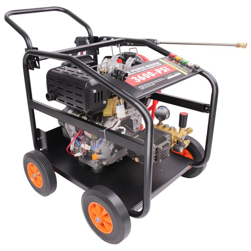 WENXIN 186fa diesel pressure washer, side view