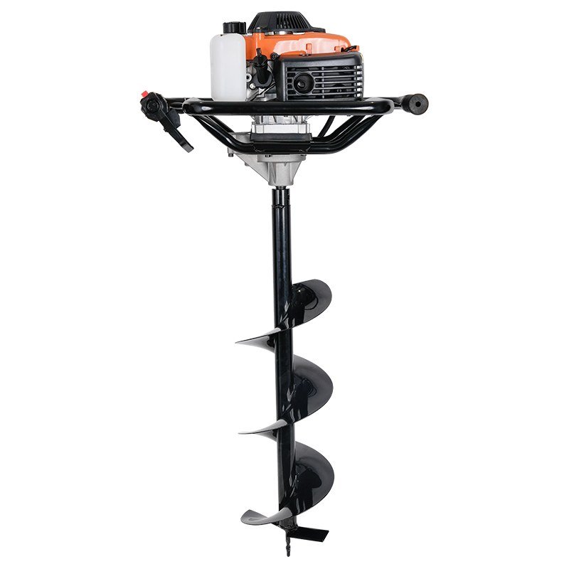 WENXIN ED455 earth auger machine with a four-stroke gasoline engine on a white background