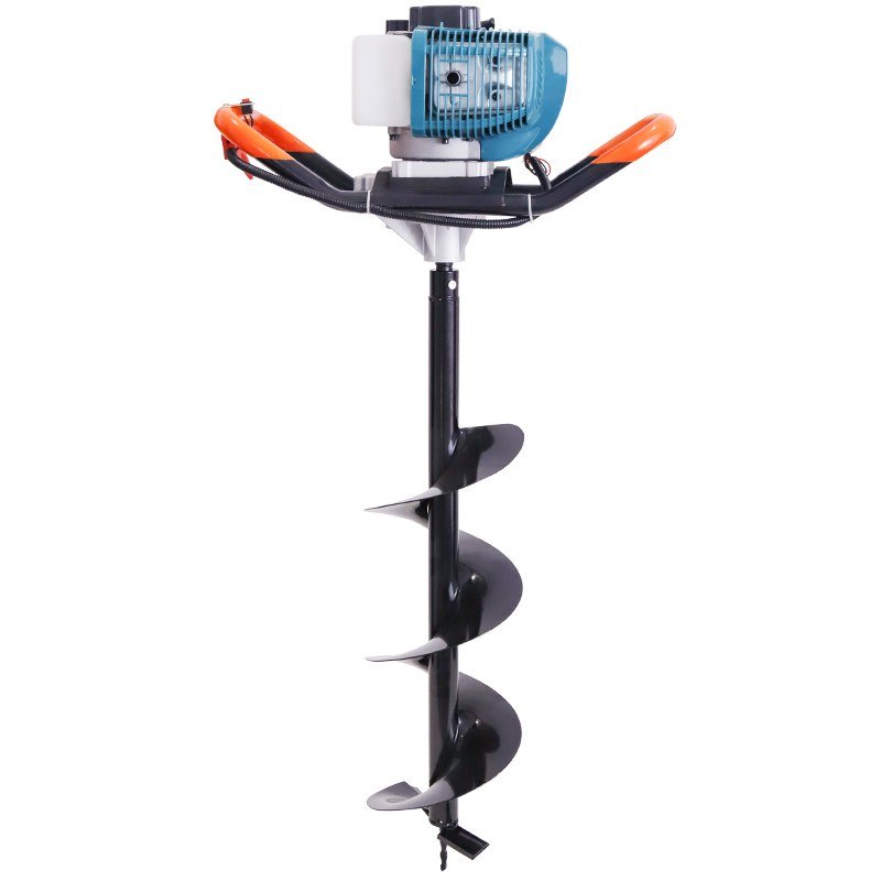 WENXIN ED520 earth auger with a 51.7 cc two-stroke engine on a white background