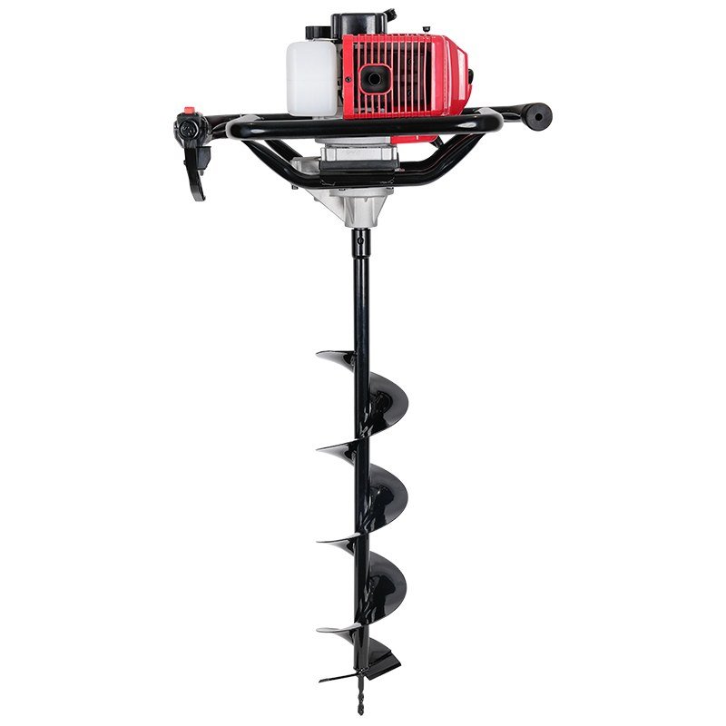 WENXIN ED820 earth auger machine with an 82 cc two-stroke engine on a white background
