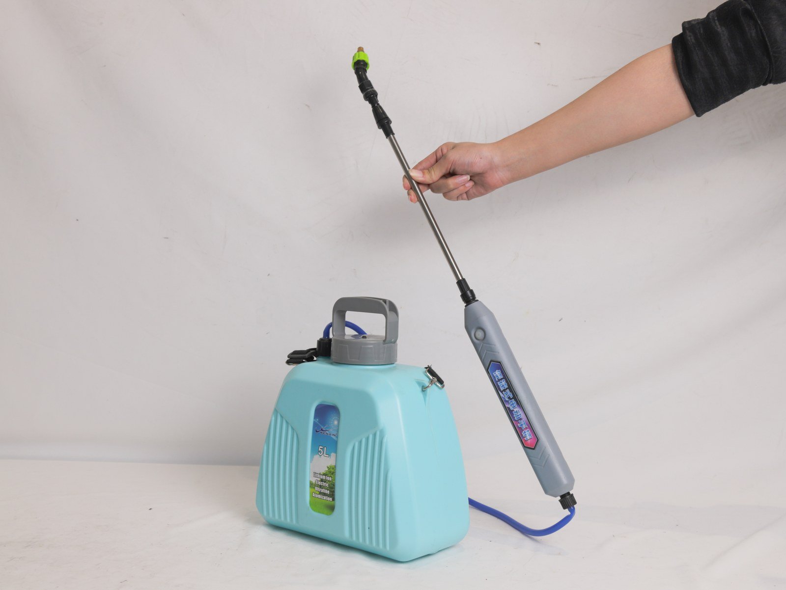 WENXIN side-mounted-lithium-1 electric sprayer, left view
