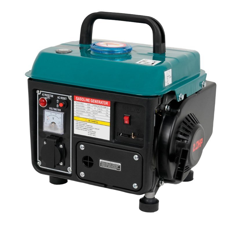 WENXIN 950b-type gasoline generator, nameplate view