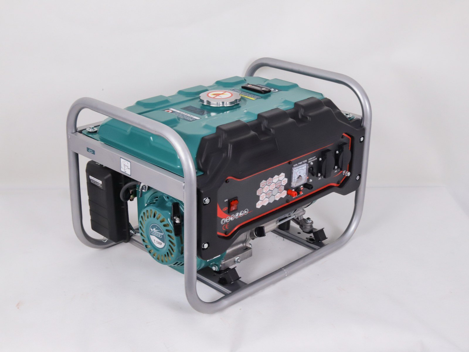 WENXIN ep-type-1-10kw gasoline generator, control panel view