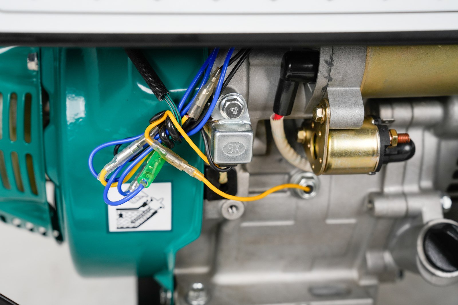 WENXIN r-type-5-10kw gasoline generator, engine view