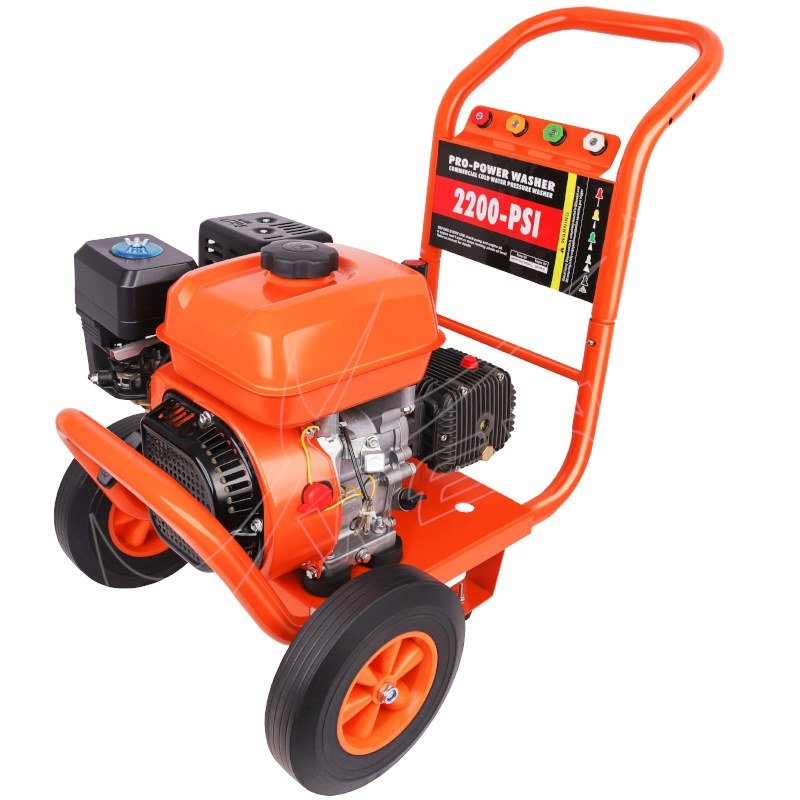 WENXIN 168 gasoline pressure washer, right view