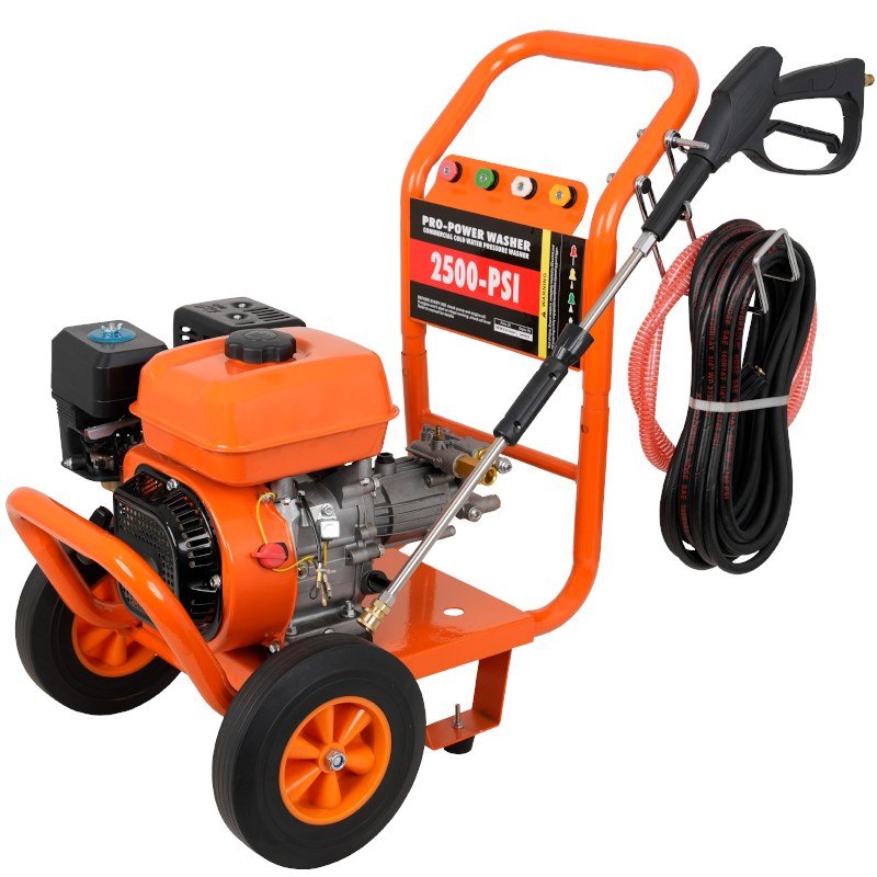 WENXIN 168-swash gasoline pressure washer, left view