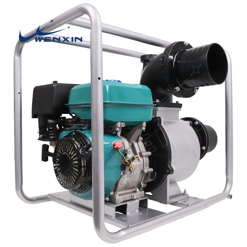 WENXIN 6-inch gasoline water pump, front view