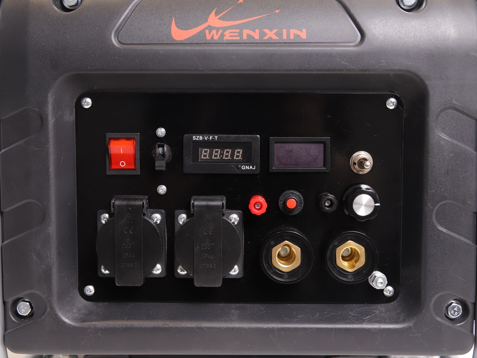 WENXIN 3-5kw-atm-type-inverter welder generator, control panel view