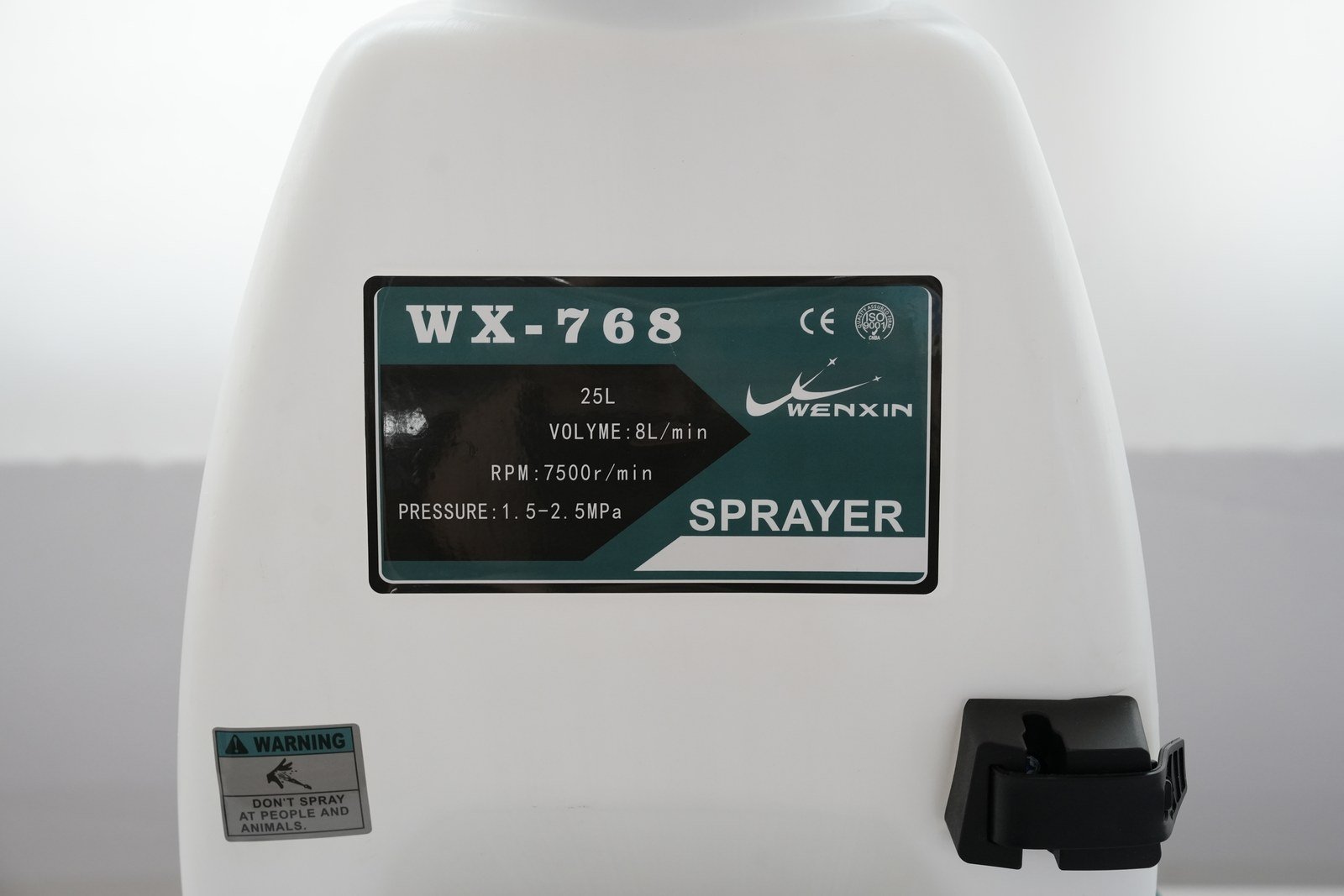 WENXIN 768 knapsack power sprayer, detail 1 view