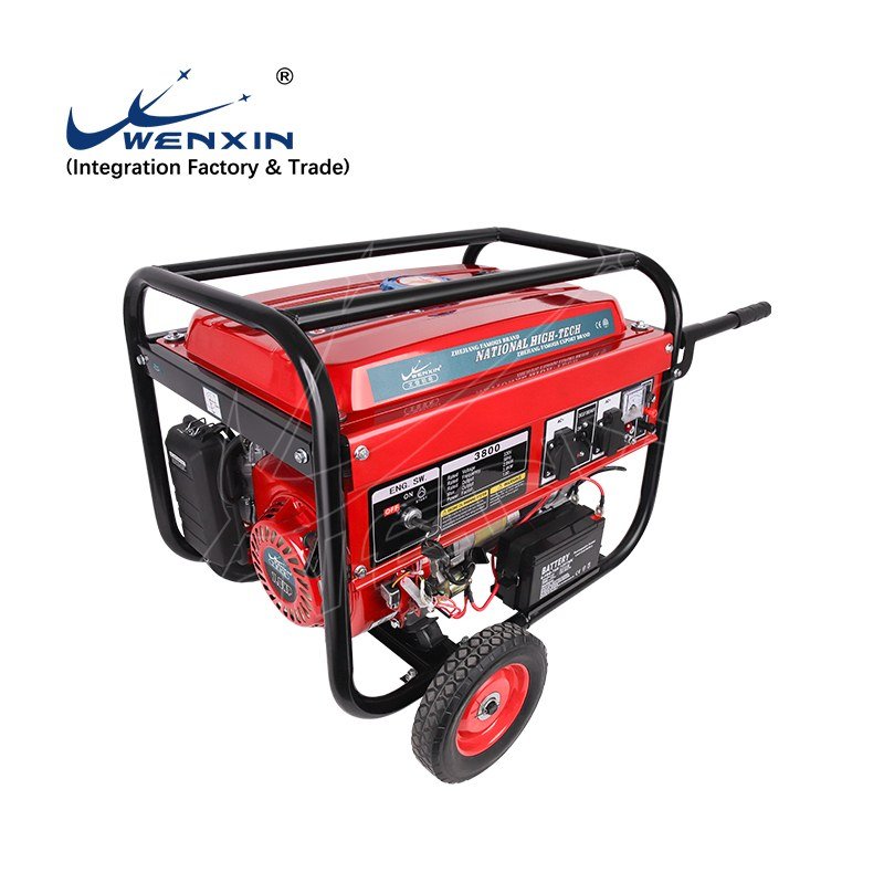WENXIN tri-fuel lpg / natural gas generator, front view