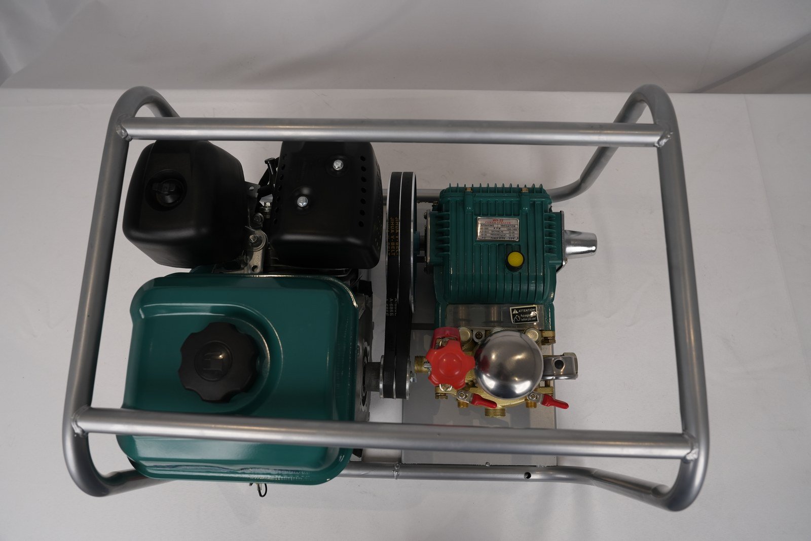 WENXIN 22-30-square-frame sprayer unit (engine + pump), frame view