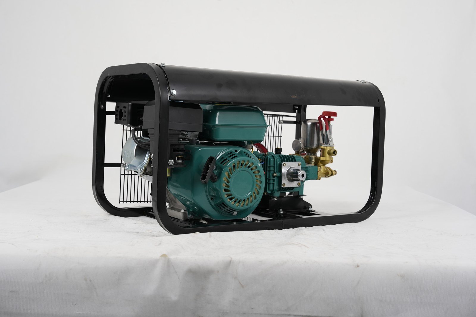 WENXIN 22-30-square-tube-frame-mesh-guard sprayer unit (engine + pump), frame view