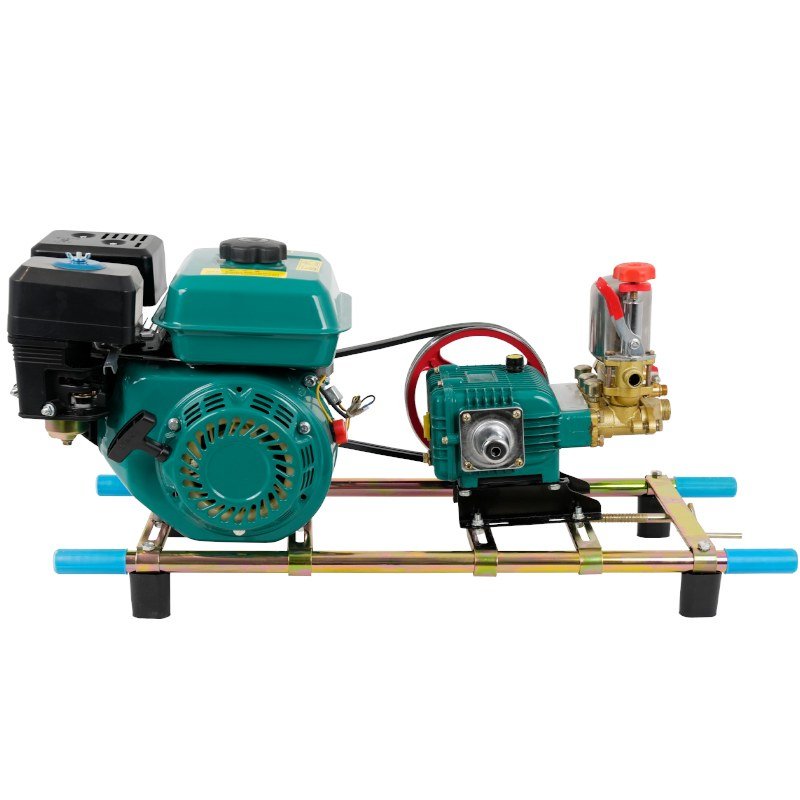 WENXIN stretcher frame sprayer unit with a gasoline engine driving a plunger pump