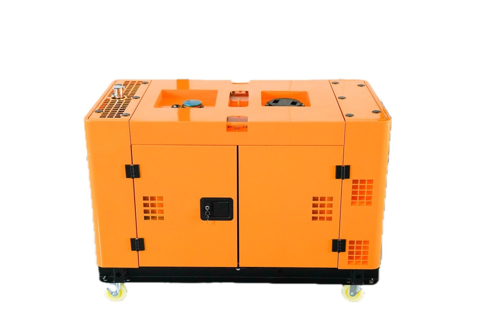 WENXIN double-door-cabinet-silent-11-0-13-0kw diesel generator, side view