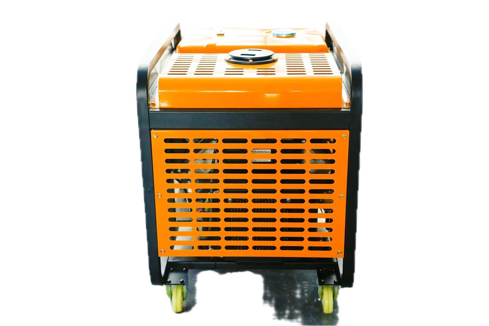 WENXIN electric-start-open-frame-11-5-13-5kw diesel generator, front view