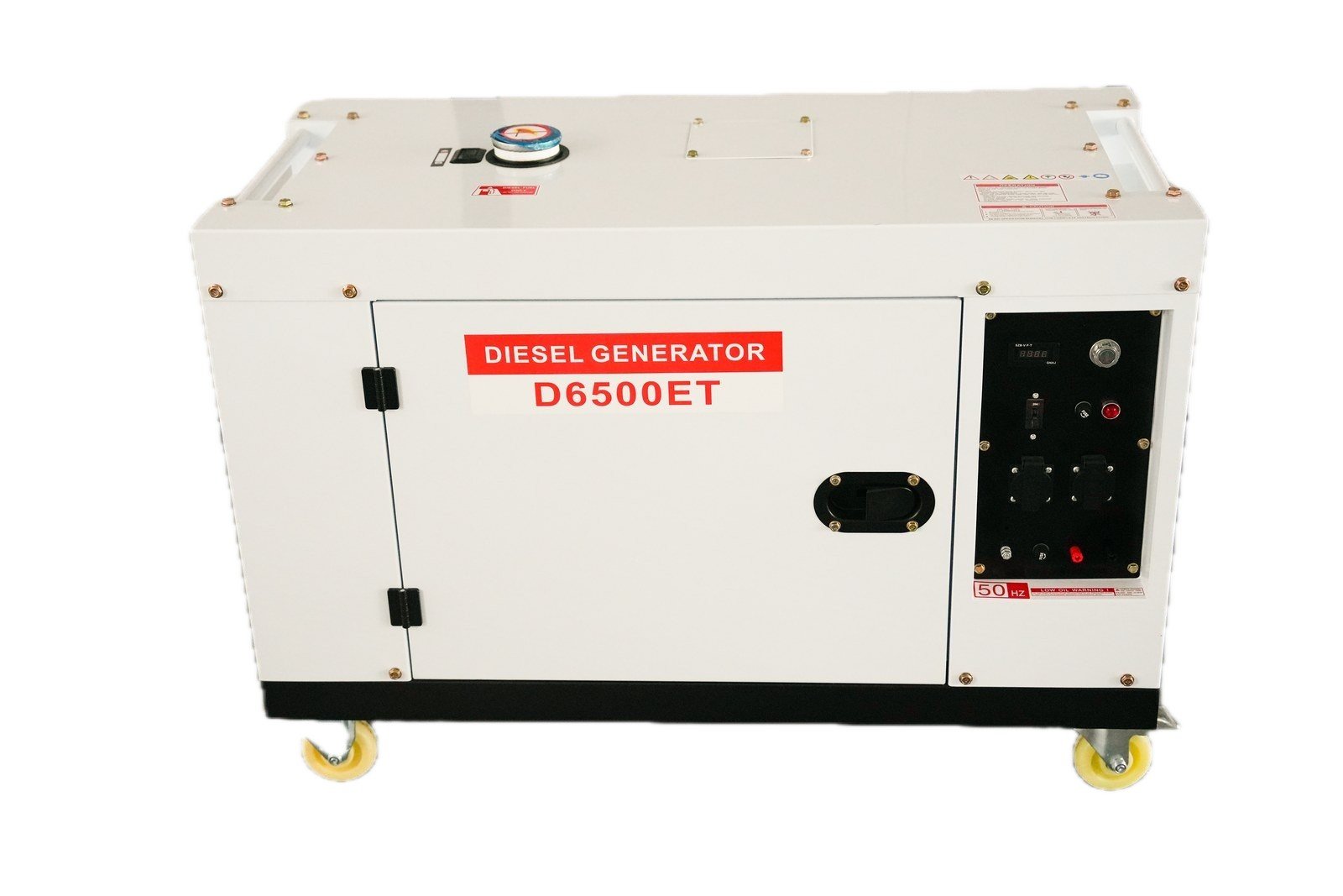 WENXIN freezer-cabinet-silent-4-2-8-0kw diesel generator, front view