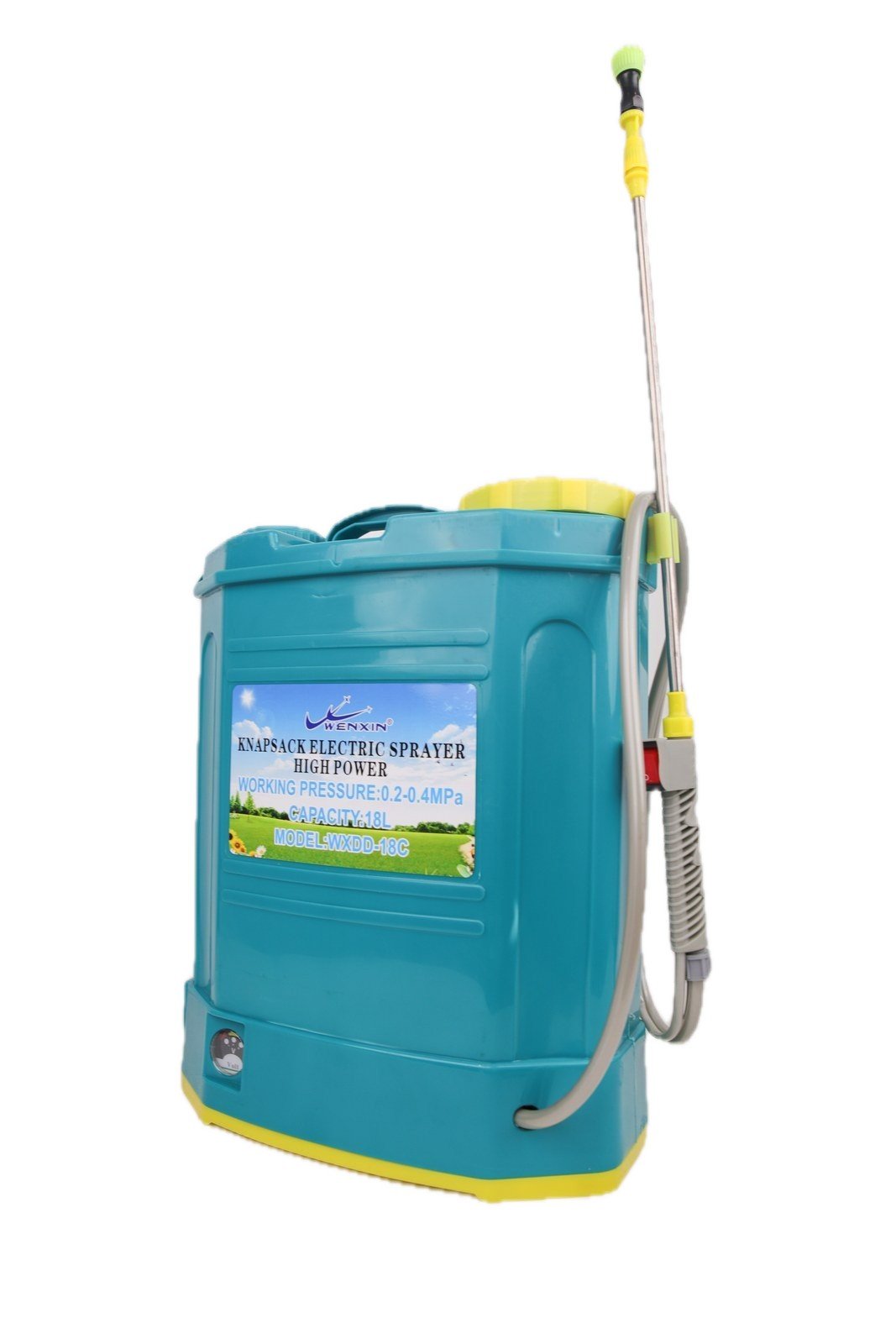 WENXIN octagonal electric sprayer, left view