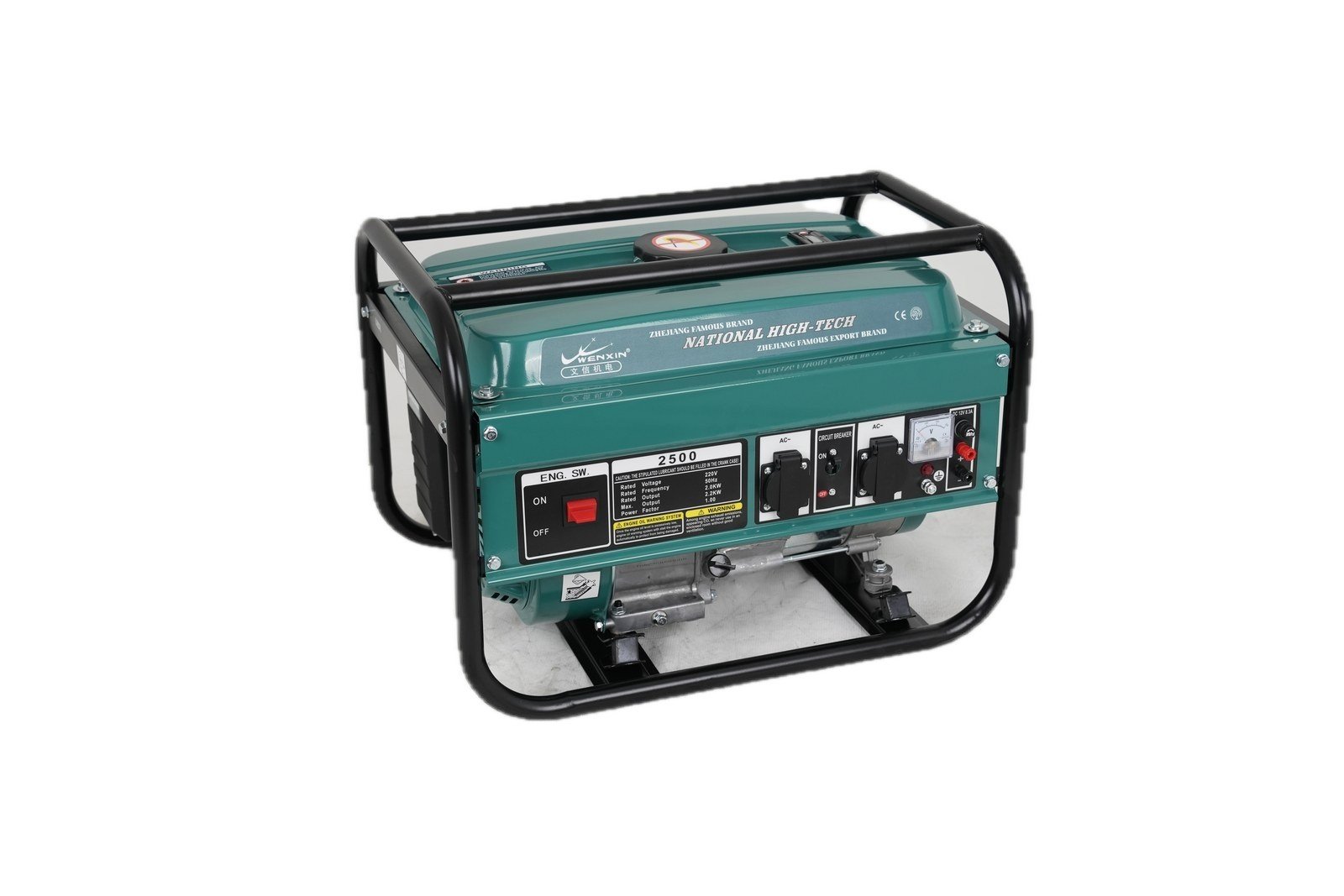 WENXIN 1-10kw gasoline generator, side view