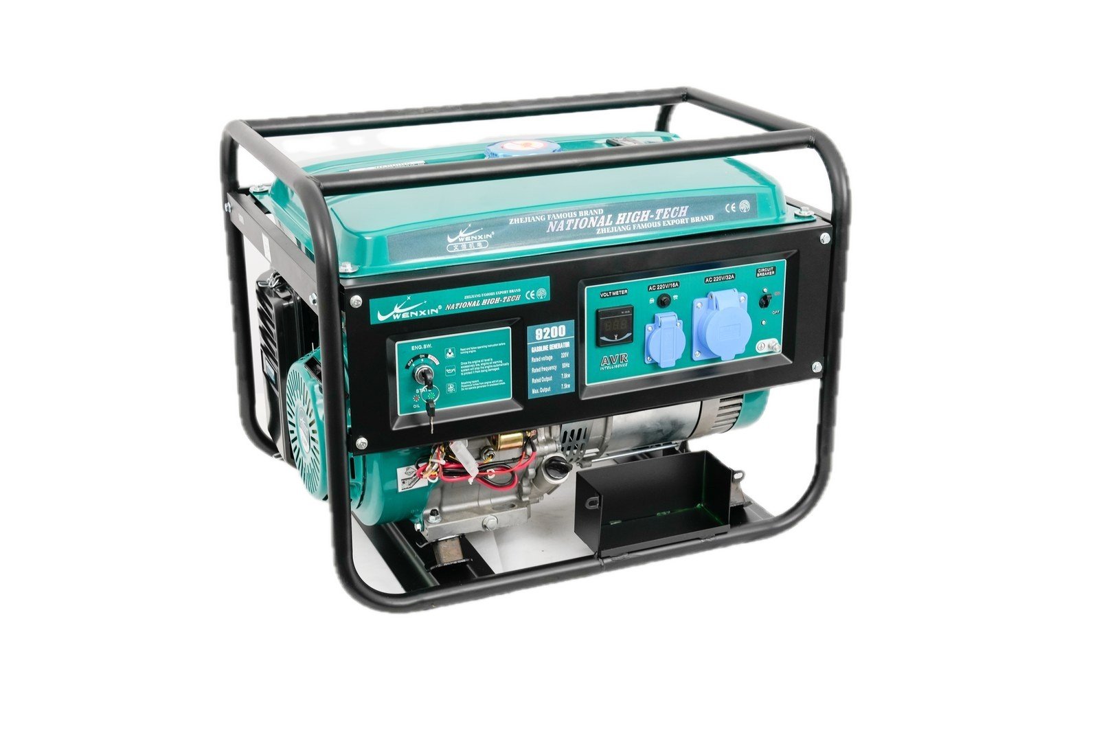 WENXIN bh-type-4-10kw gasoline generator, front view