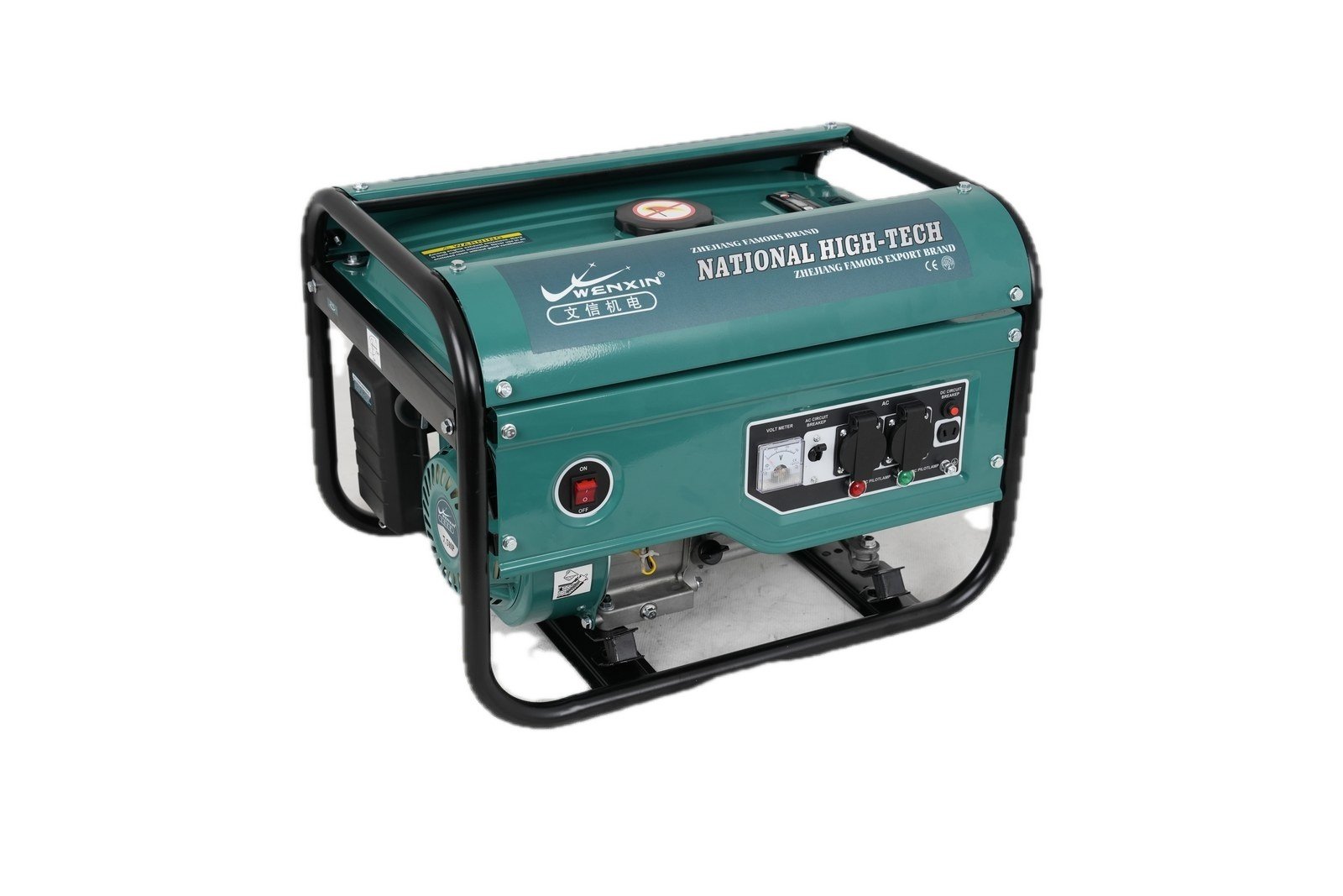 WENXIN knife-type-1-8kw gasoline generator, front view