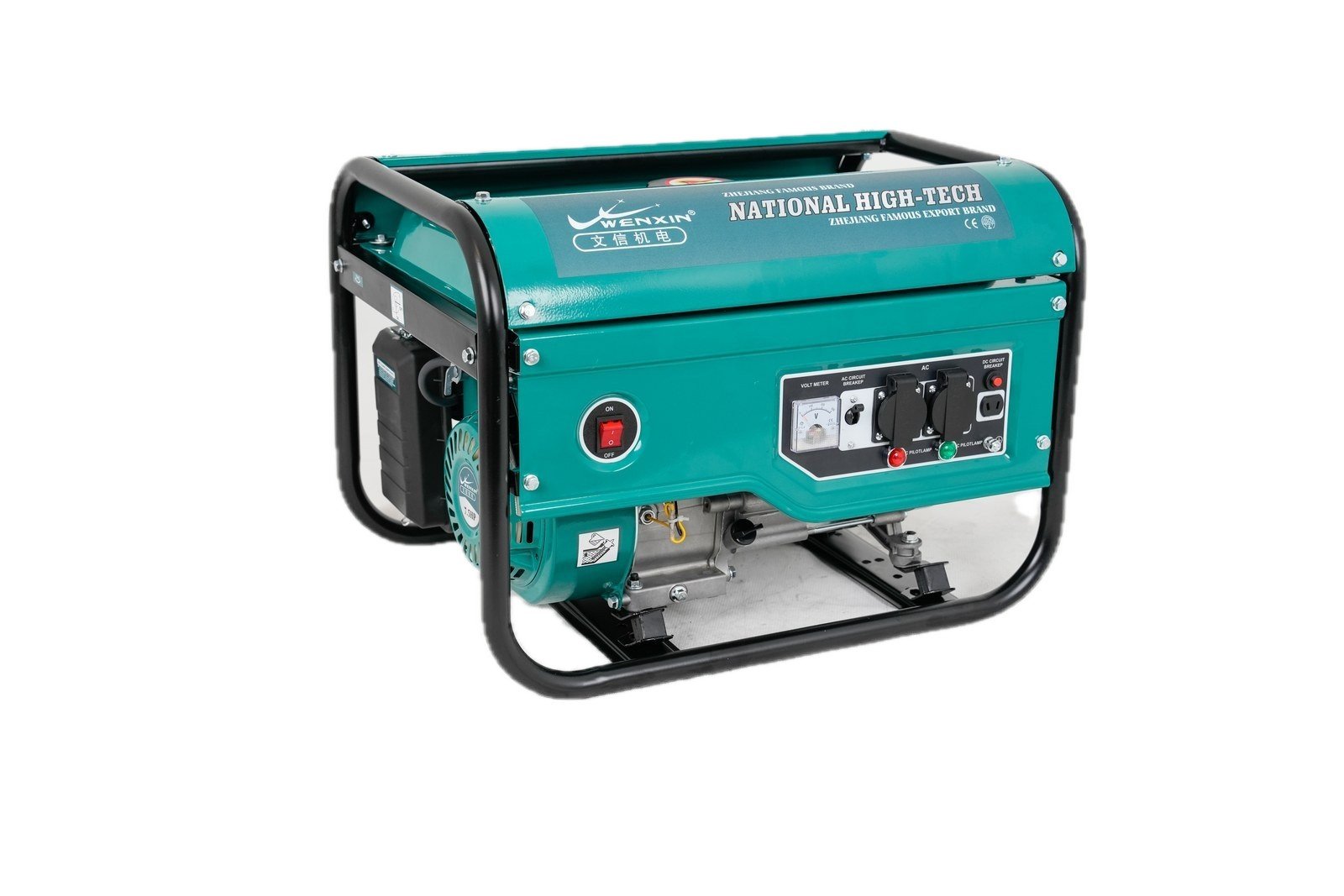WENXIN knife-type-1-8kw gasoline generator, side view