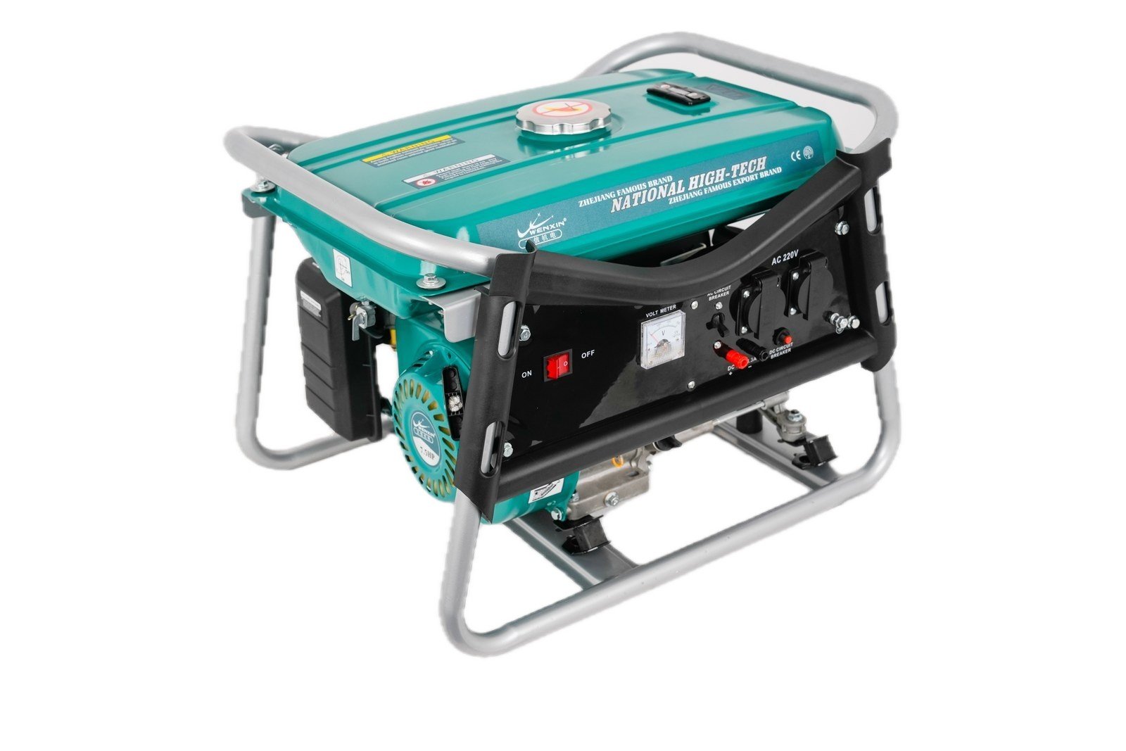 WENXIN rv-type-1-8kw gasoline generator, front view