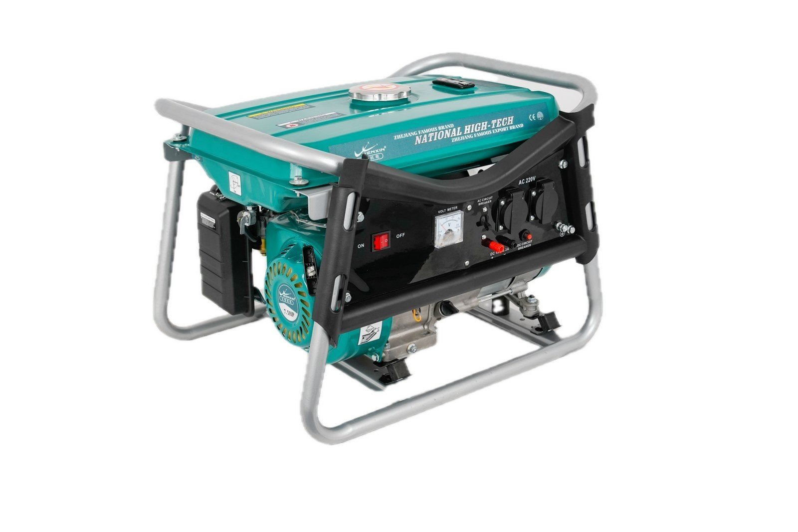 WENXIN rv-type-1-8kw gasoline generator, side view