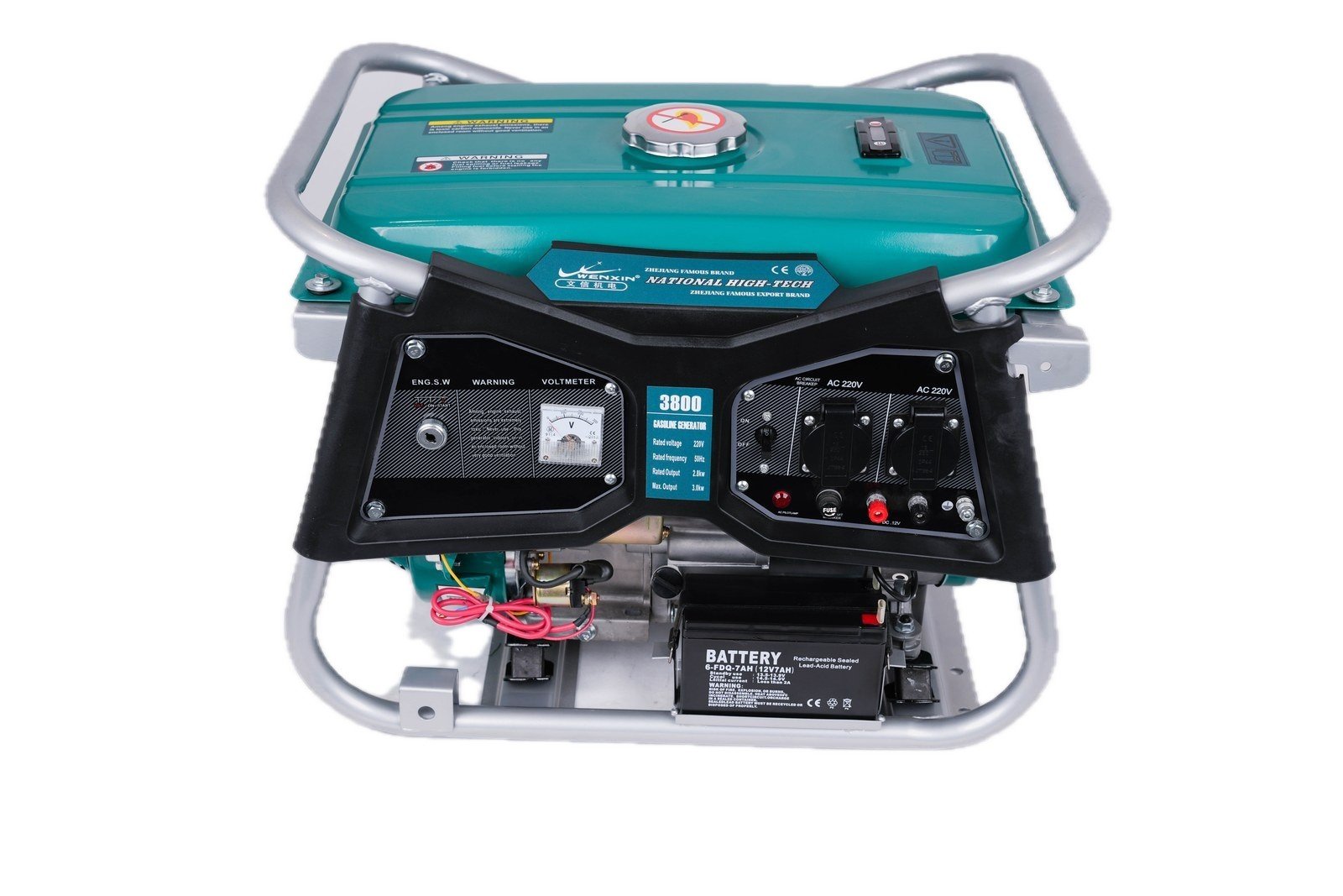WENXIN v-type-1-5-10kw gasoline generator, front view