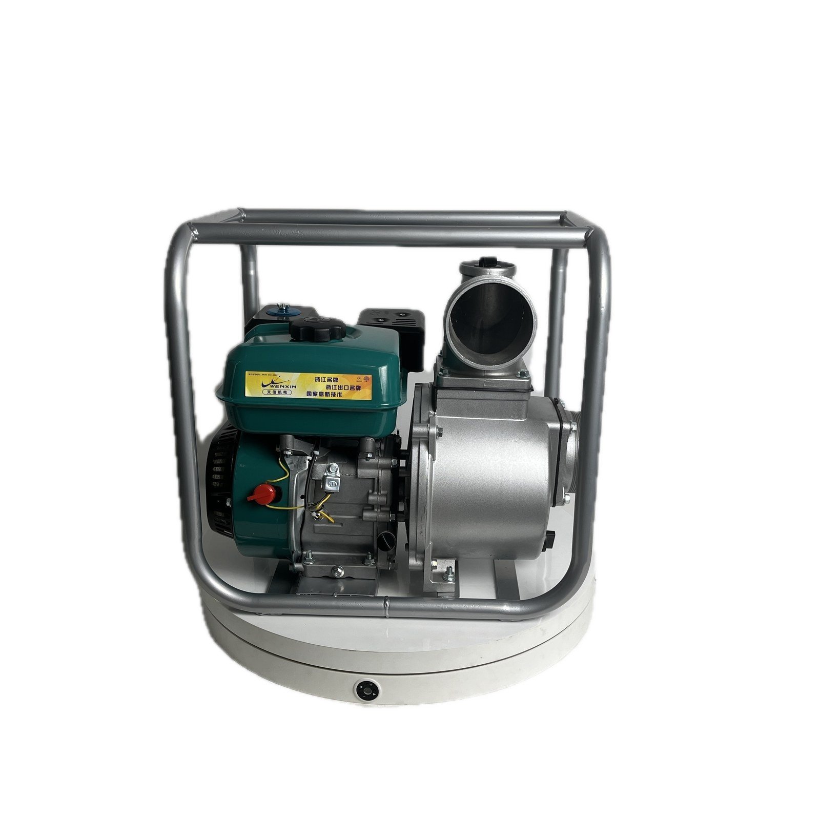 WENXIN 4-inch gasoline water pump, front view