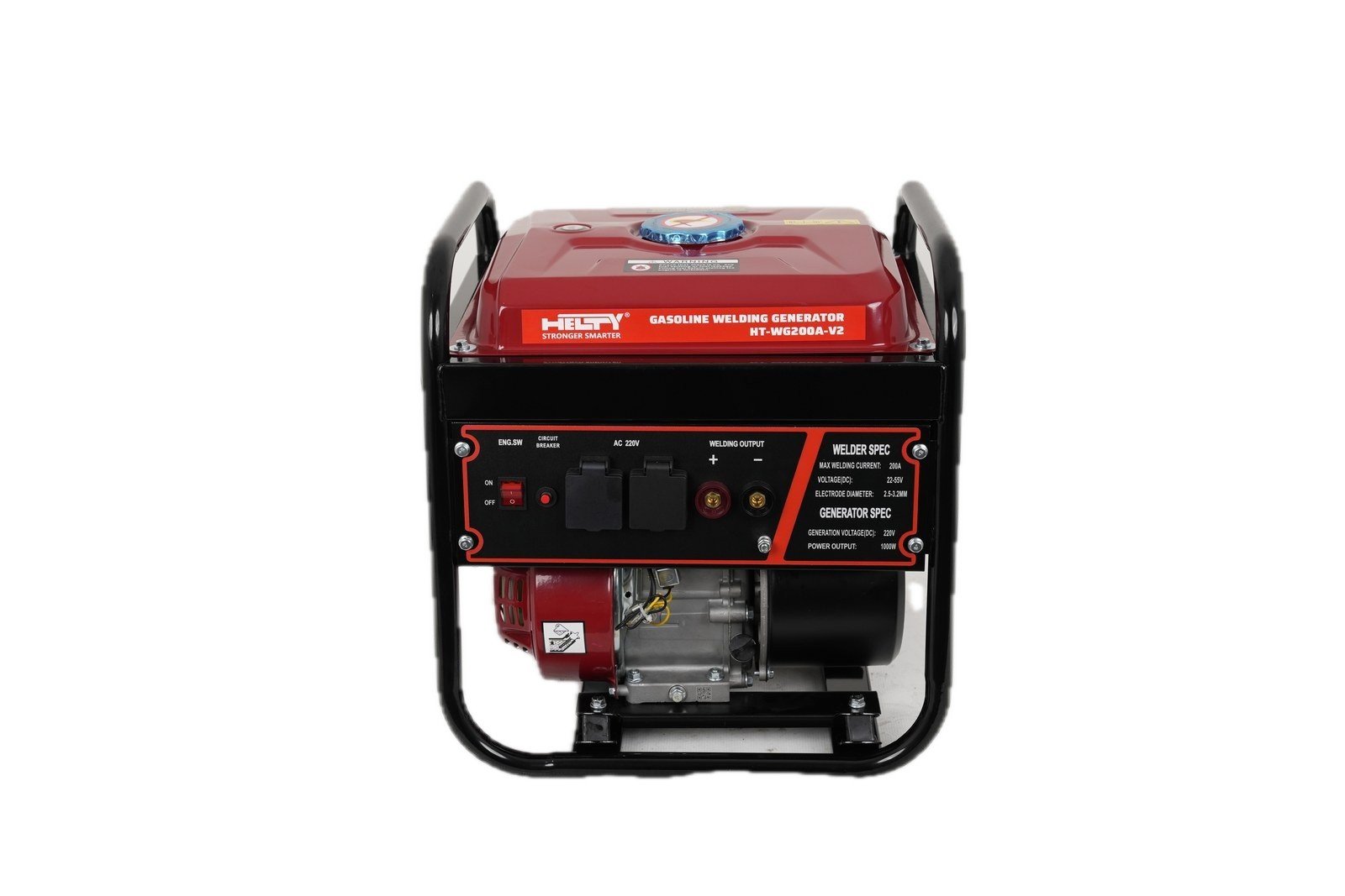 WENXIN 1kw-simple-inverter welder generator, side view