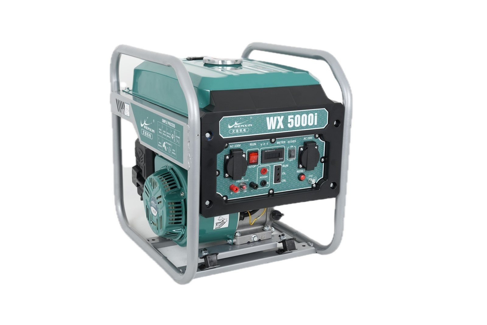 WENXIN 3-0-4-5kw-wenxin-type-open-frame inverter generator, front view