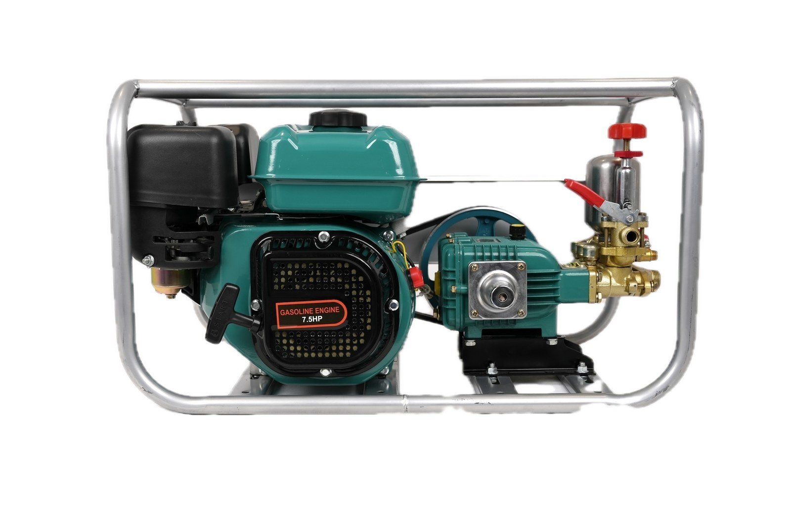 WENXIN 22-30-rectangular-frame sprayer unit (engine + pump), front view