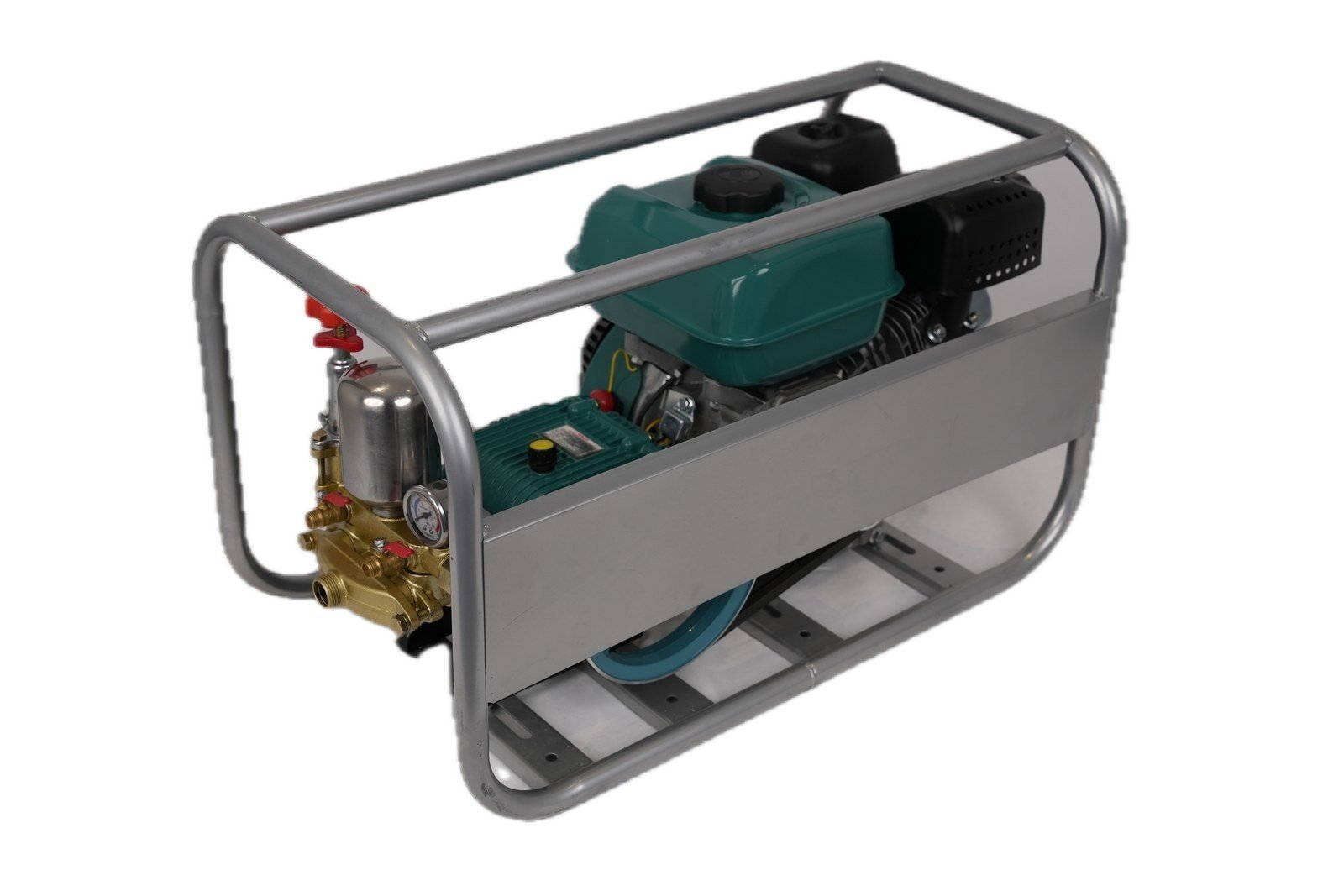 WENXIN 22-30-rectangular-frame sprayer unit (engine + pump), side view