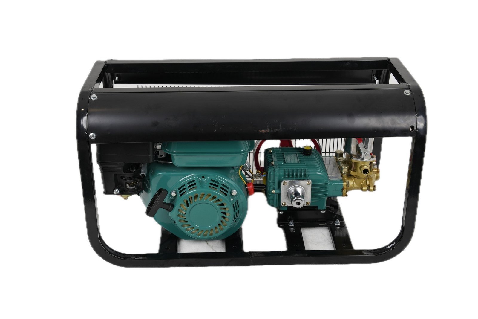 WENXIN 22-30-square-tube-frame-mesh-guard sprayer unit (engine + pump), front view