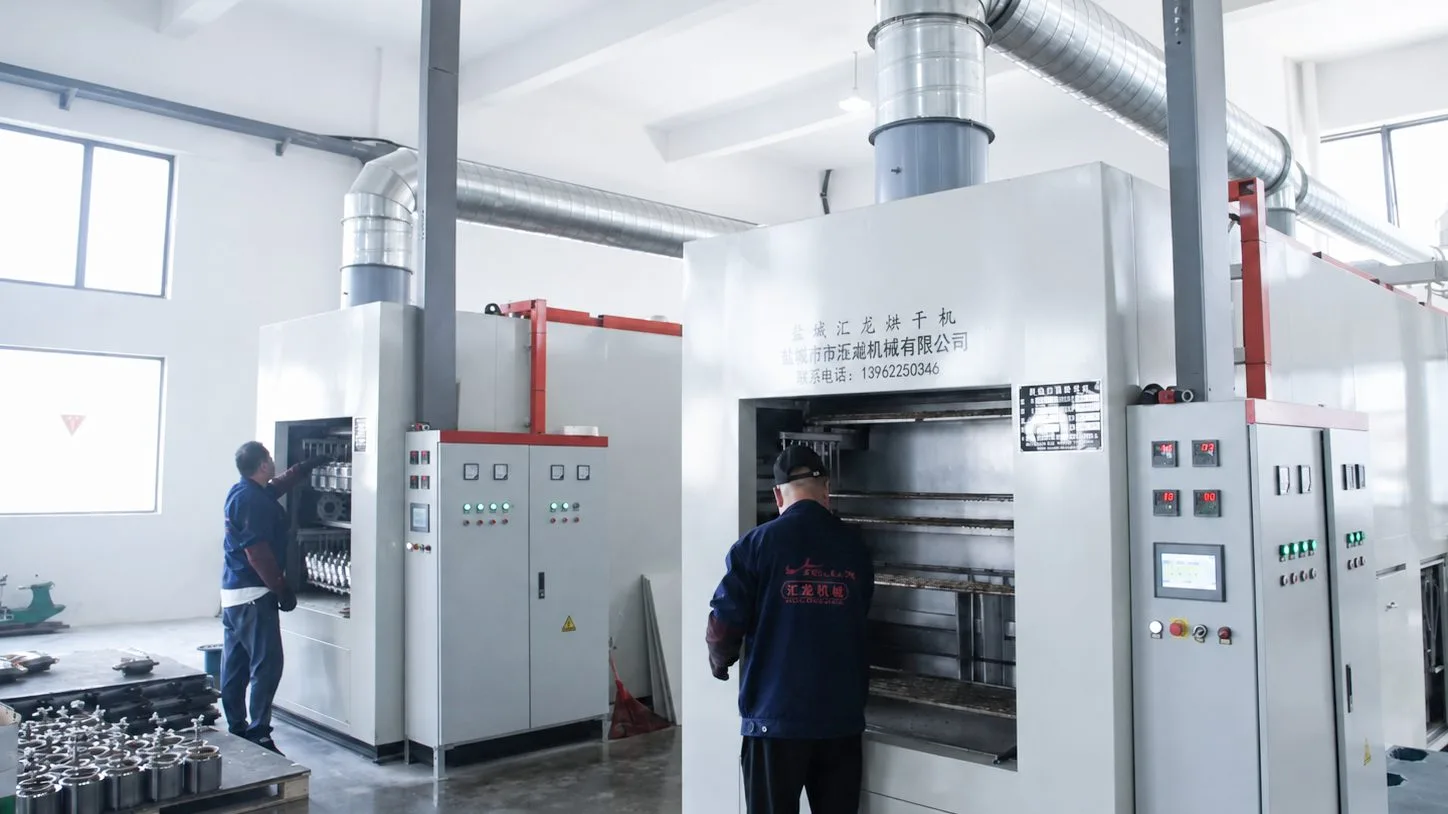 Stator varnish curing: controlled curing after varnish impregnation
