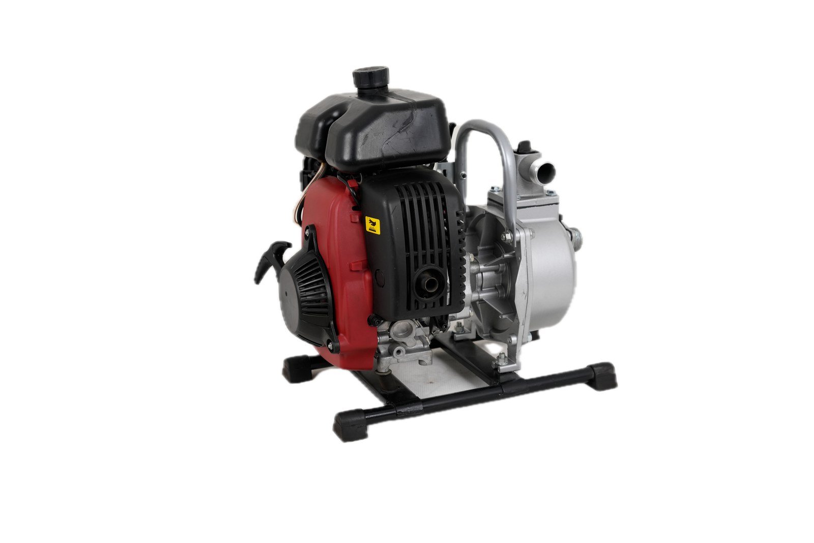 WENXIN 1-inch gasoline water pump with 144F four-stroke engine, front three-quarter view