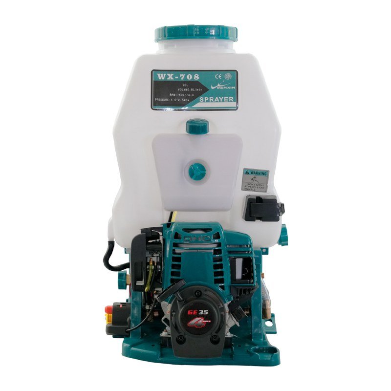 WENXIN WX-708-35 knapsack power sprayer, dual inlet version