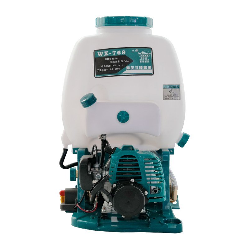WENXIN WX-769-26 knapsack power sprayer, dual inlet float version