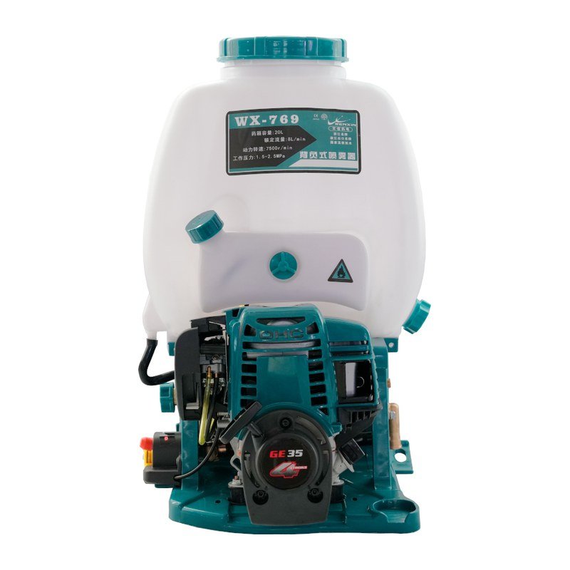 WENXIN WX-769-35 knapsack power sprayer, dual inlet version